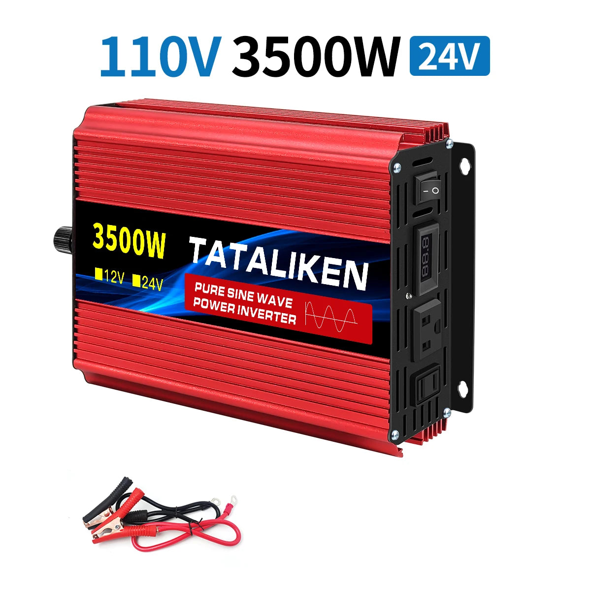 TATALIKEN Pure Sine Wave Inverter 12V-24V To 110V