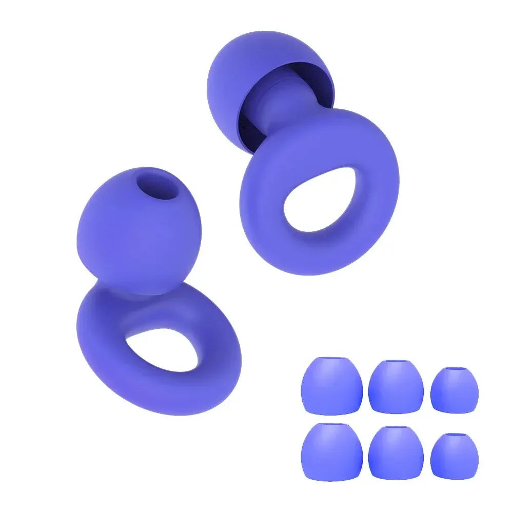 Quiet Ear Plugs For Noise Reduction Soft Reusable Hearing Protection