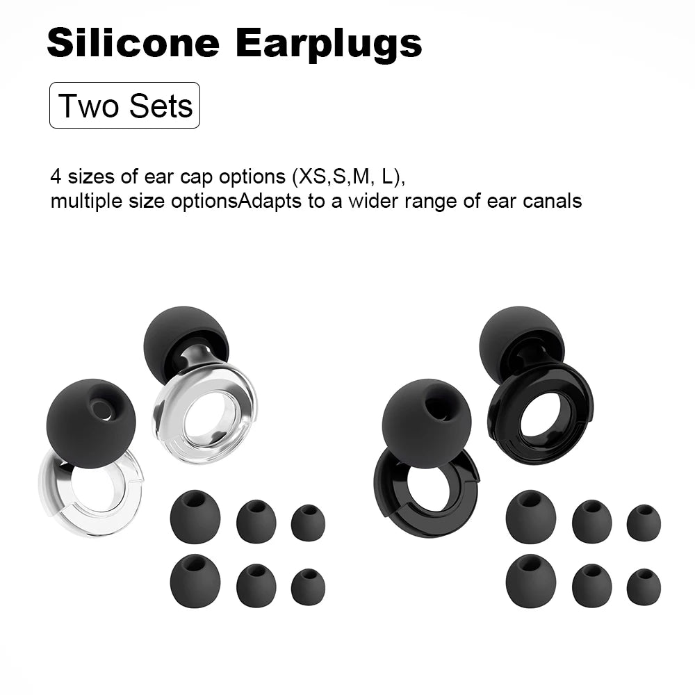 Quiet Ear Plugs For Noise Reduction Soft Reusable Hearing Protection