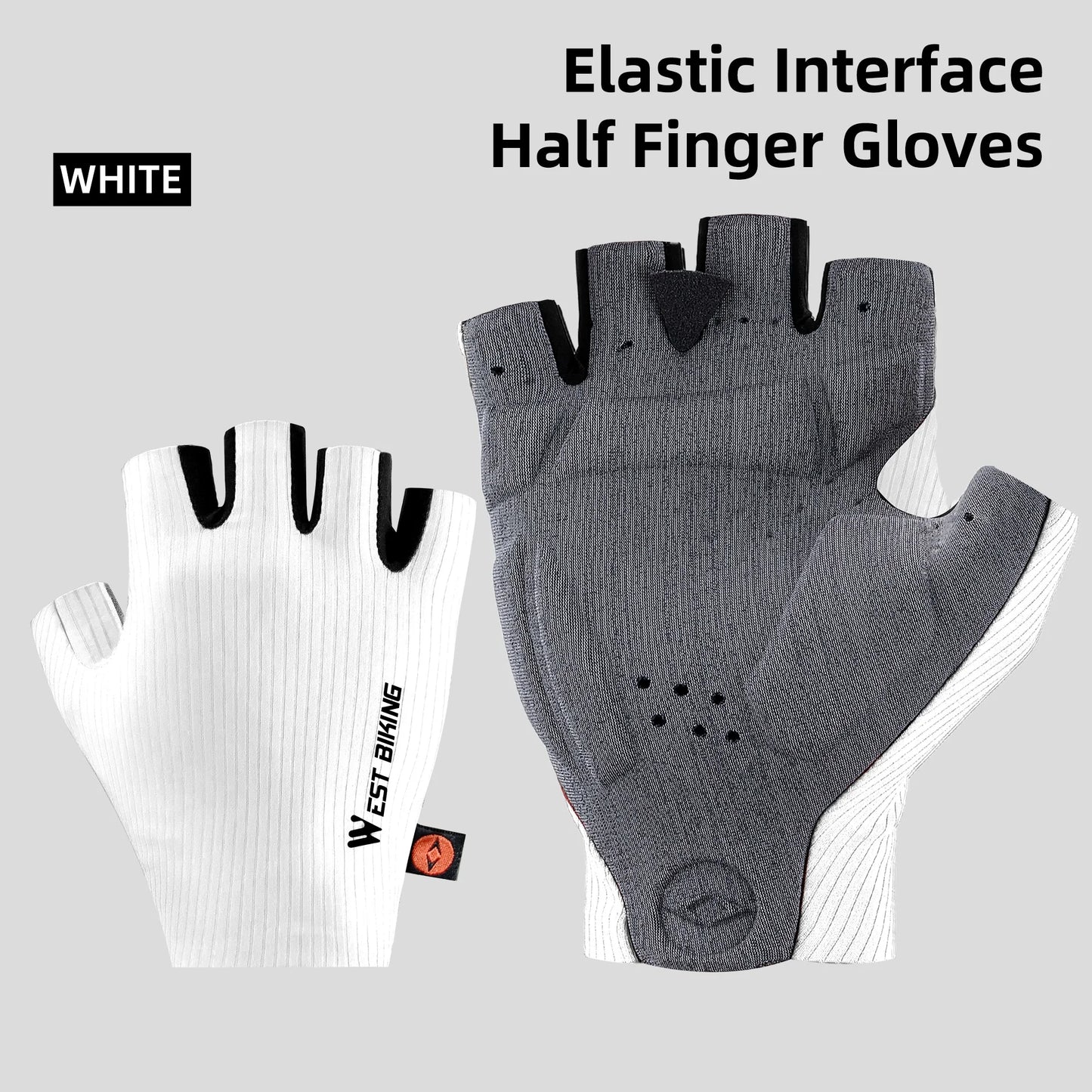 West Biking Aero Cycling Gloves Elastic Interface Ultra Palm Shock Absorbing