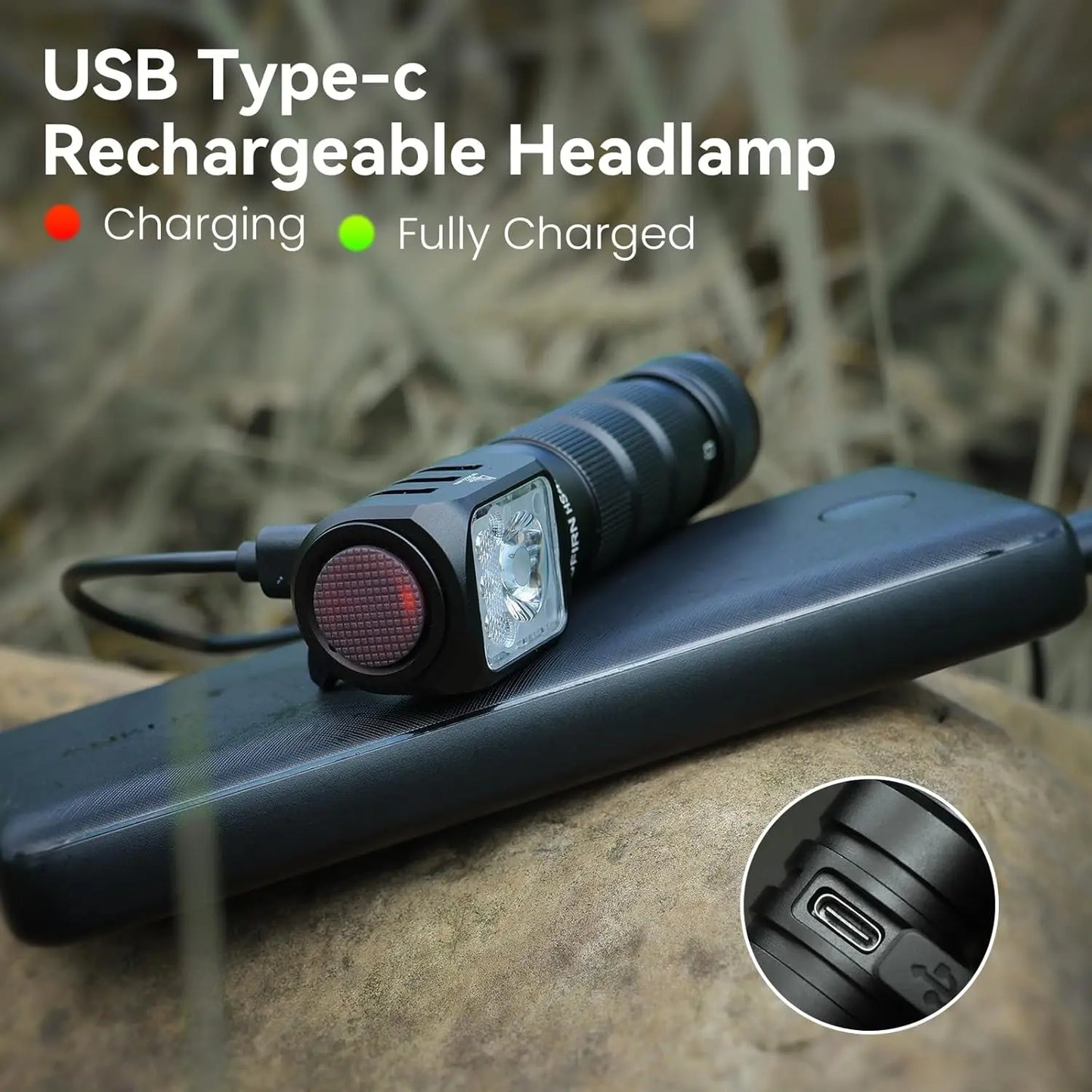Sofirn HS42 Headlamp 2100 Lumen USBC Rechargeable SST40 Red Light