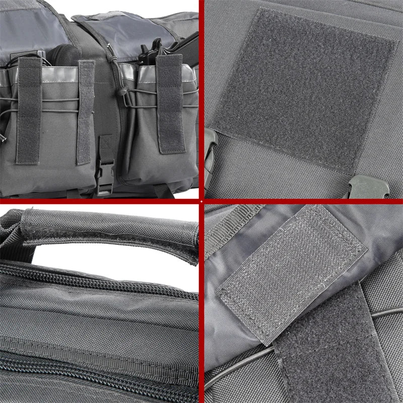 LQARMY Tactical Double Rifle Case Molle Bag for Airsoft