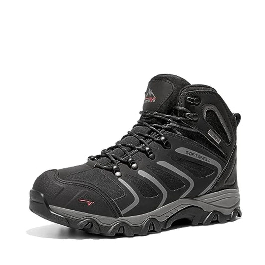 Men's Ankle High Waterproof Hiking Boots Outdoor Lightweight Trekking Shoes
