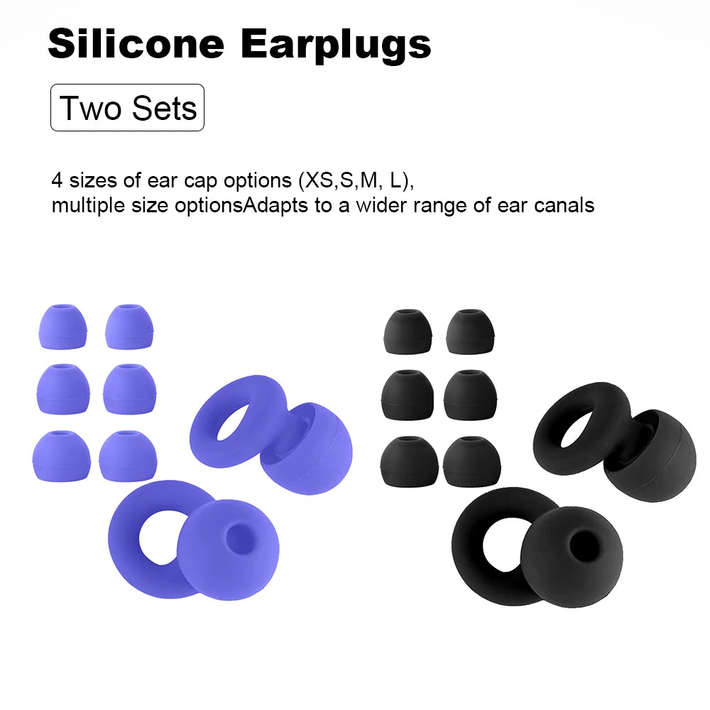 Quiet Ear Plugs For Noise Reduction Soft Reusable Hearing Protection