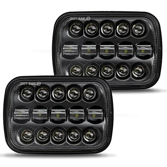 110W LED Headlights Sealed Beam Projector for Jeep Wrangler YJ