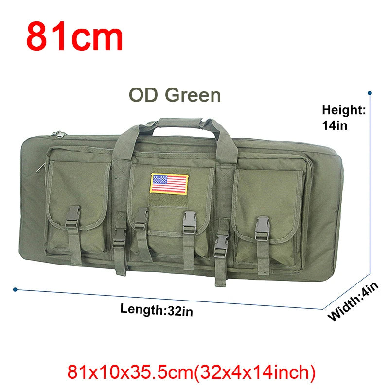 LQARMY Tactical Double Rifle Case Molle Bag for Airsoft