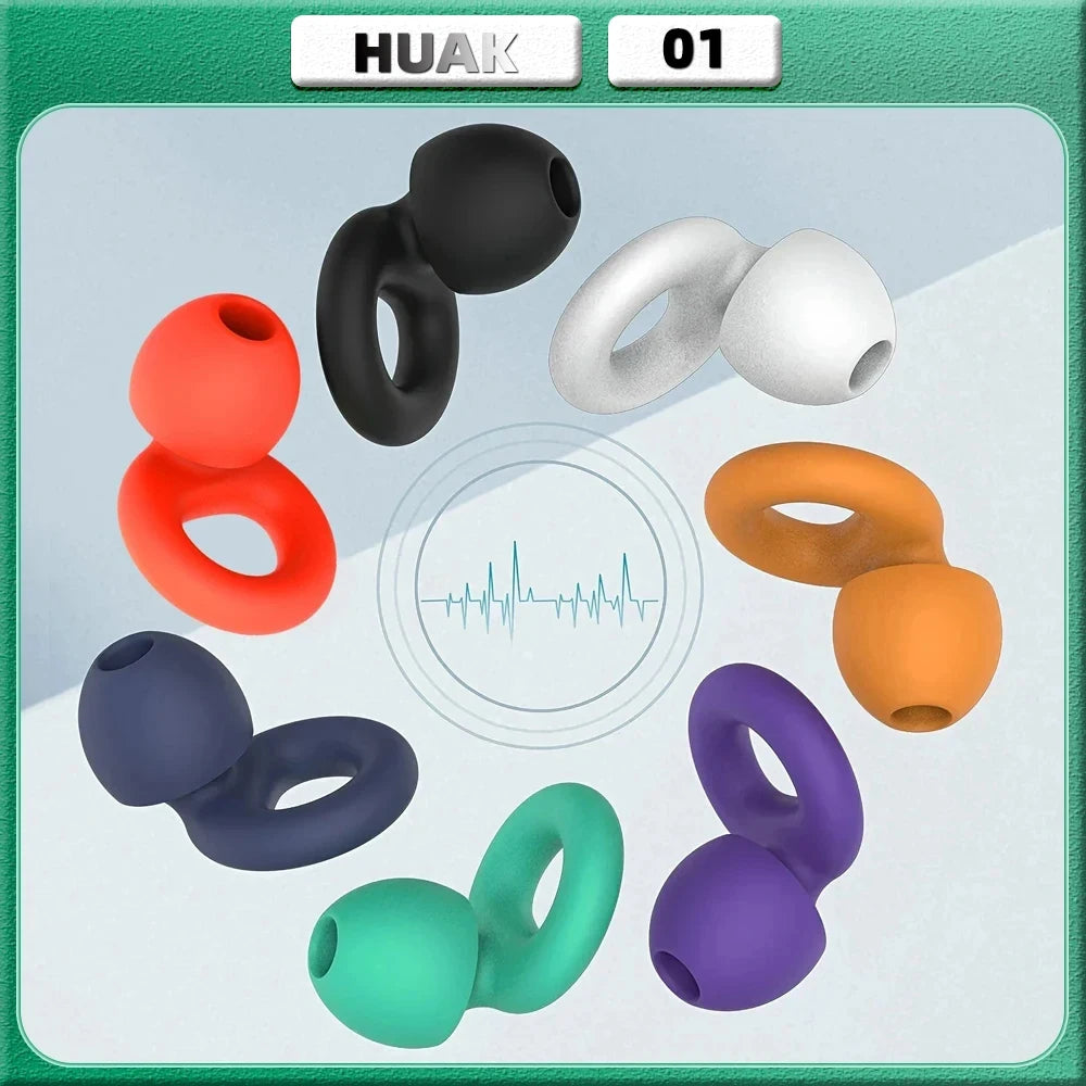 Quiet Ear Plugs For Noise Reduction Soft Reusable Hearing Protection