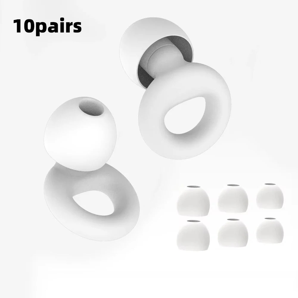 Quiet Ear Plugs For Noise Reduction Soft Reusable Hearing Protection