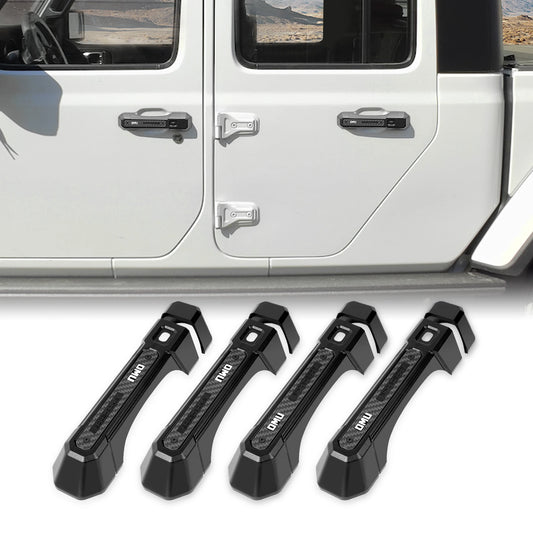 OMU Genesis Aluminum Door Handle Covers For Jeep Gladiator JT