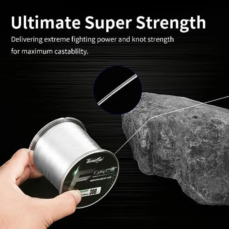 Monofilament Fishing Line Heavy Duty Clear Nylon Leader