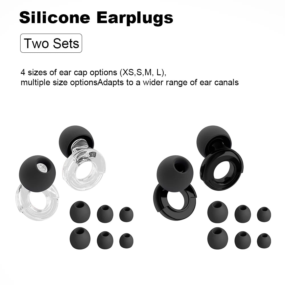 Quiet Ear Plugs For Noise Reduction Soft Reusable Hearing Protection
