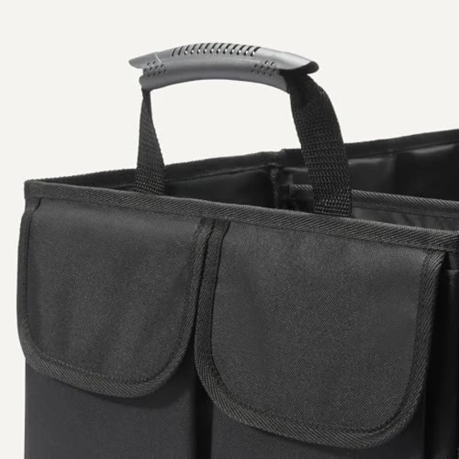 Trunk Organizer for Car With Multi-Compartment Storage and Foldable Design