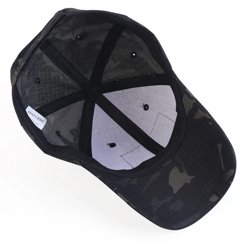 Tactical Baseball Cap Adjustable Unisex Outdoor Hat