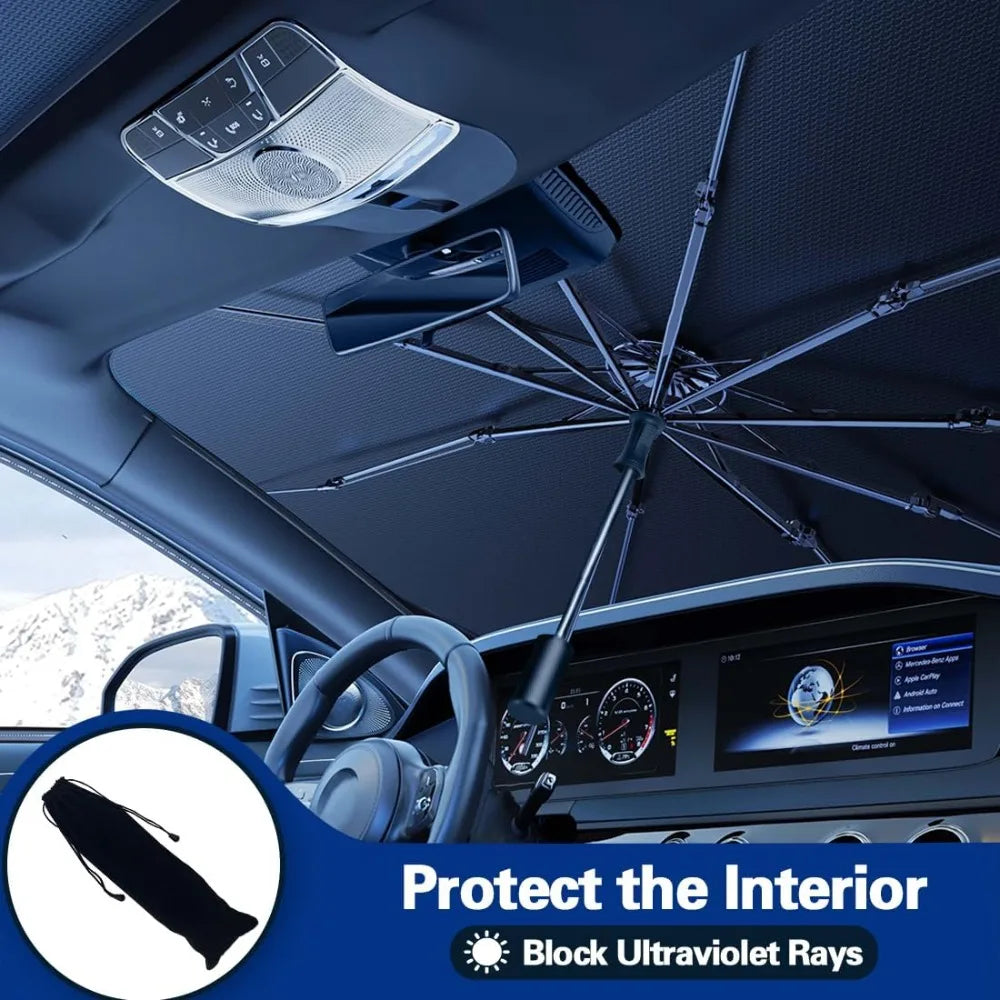 Windshield Sun Shade Umbrella Foldable Car Sunshade UV Block Heat Insulation