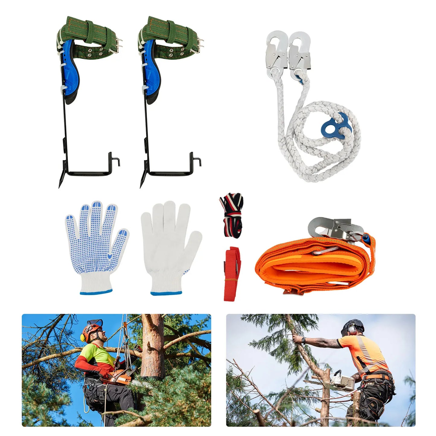 Portable Tree Climbing Tool With Safety Belt For Indoor Climbing