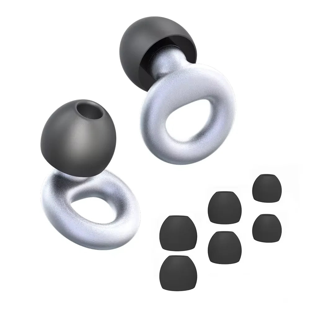 Quiet Ear Plugs For Noise Reduction Soft Reusable Hearing Protection