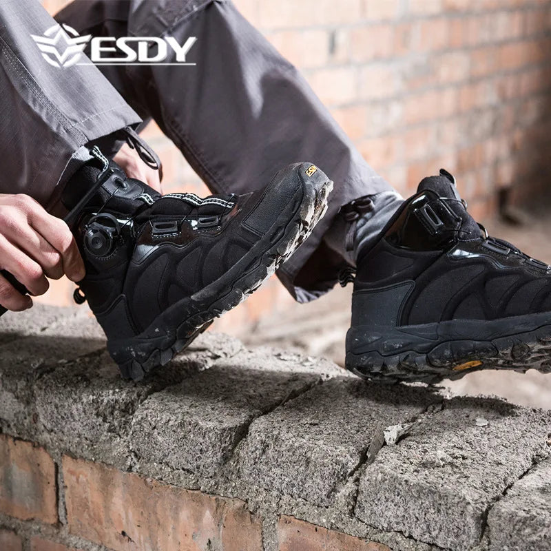 KOLINLOV Men Waterproof Hiking Boots For Outdoor Adventures