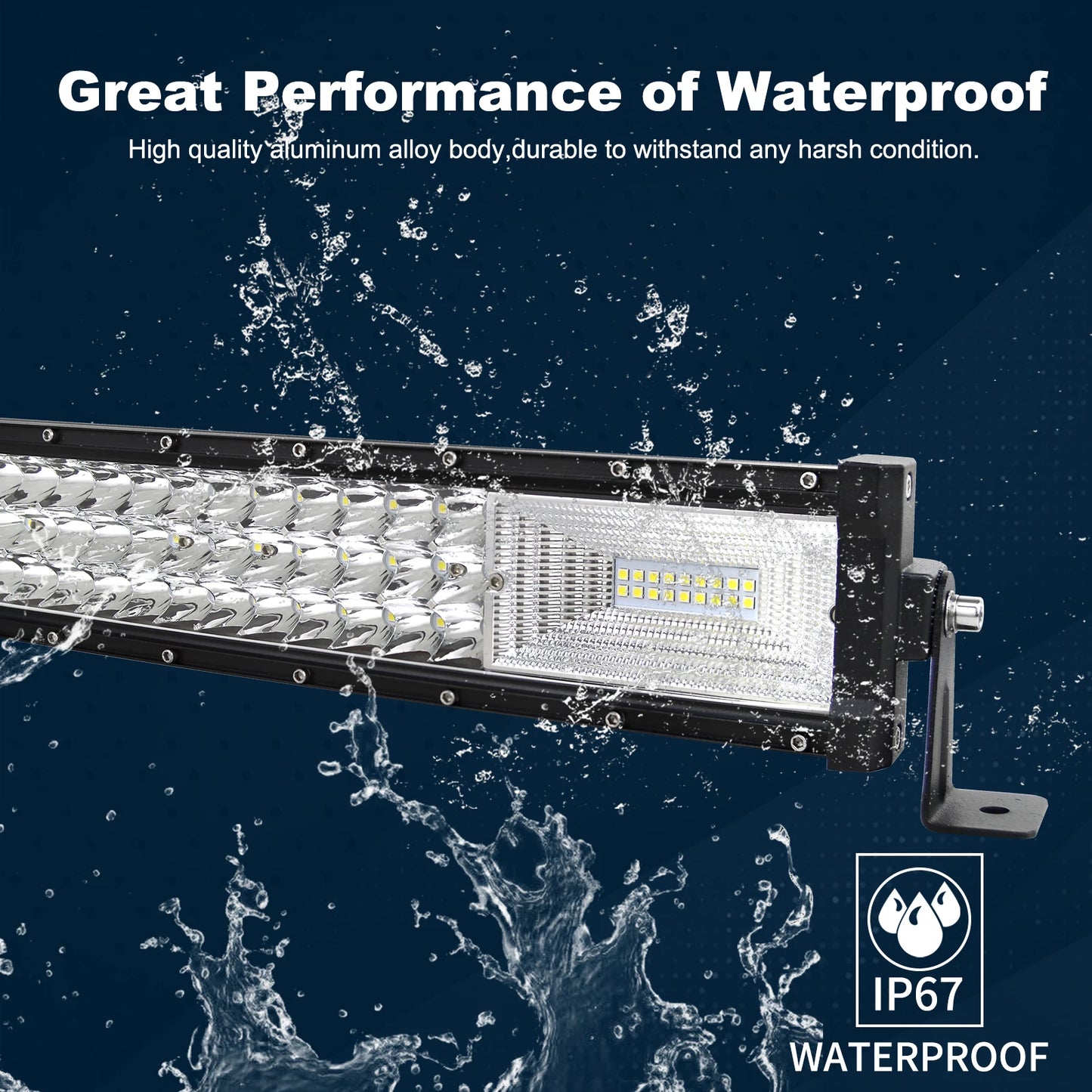 Auxtings Off Road LED Light Bar With 2X36W Kit 12V