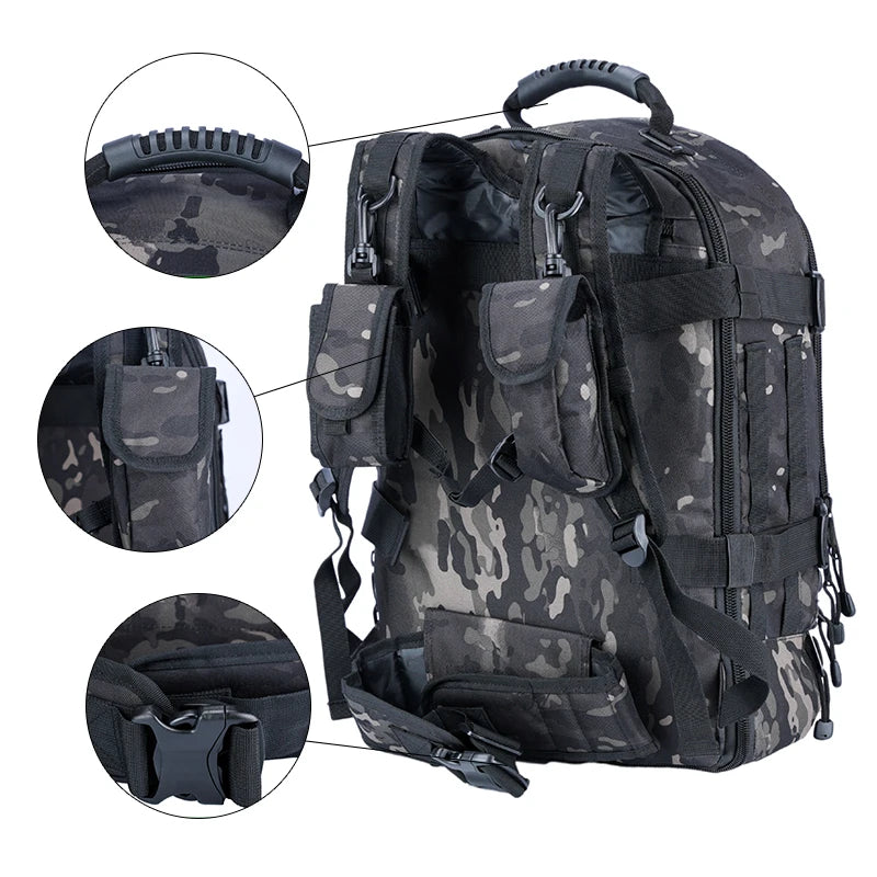 Tactical Backpack Molle Assault Pack For Hiking And Camping
