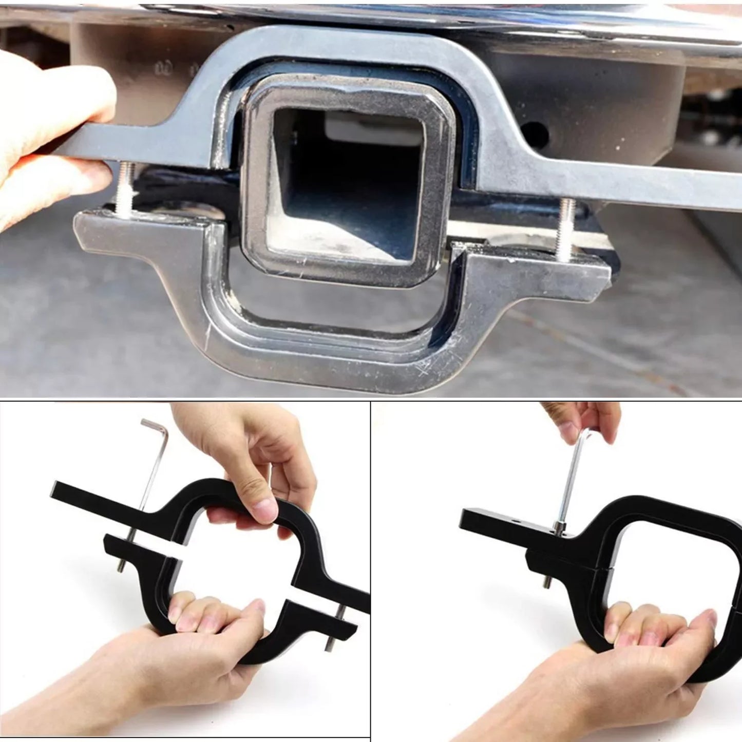 60W LED Light Bar With Tow Hitch Mount Brackets Offroad