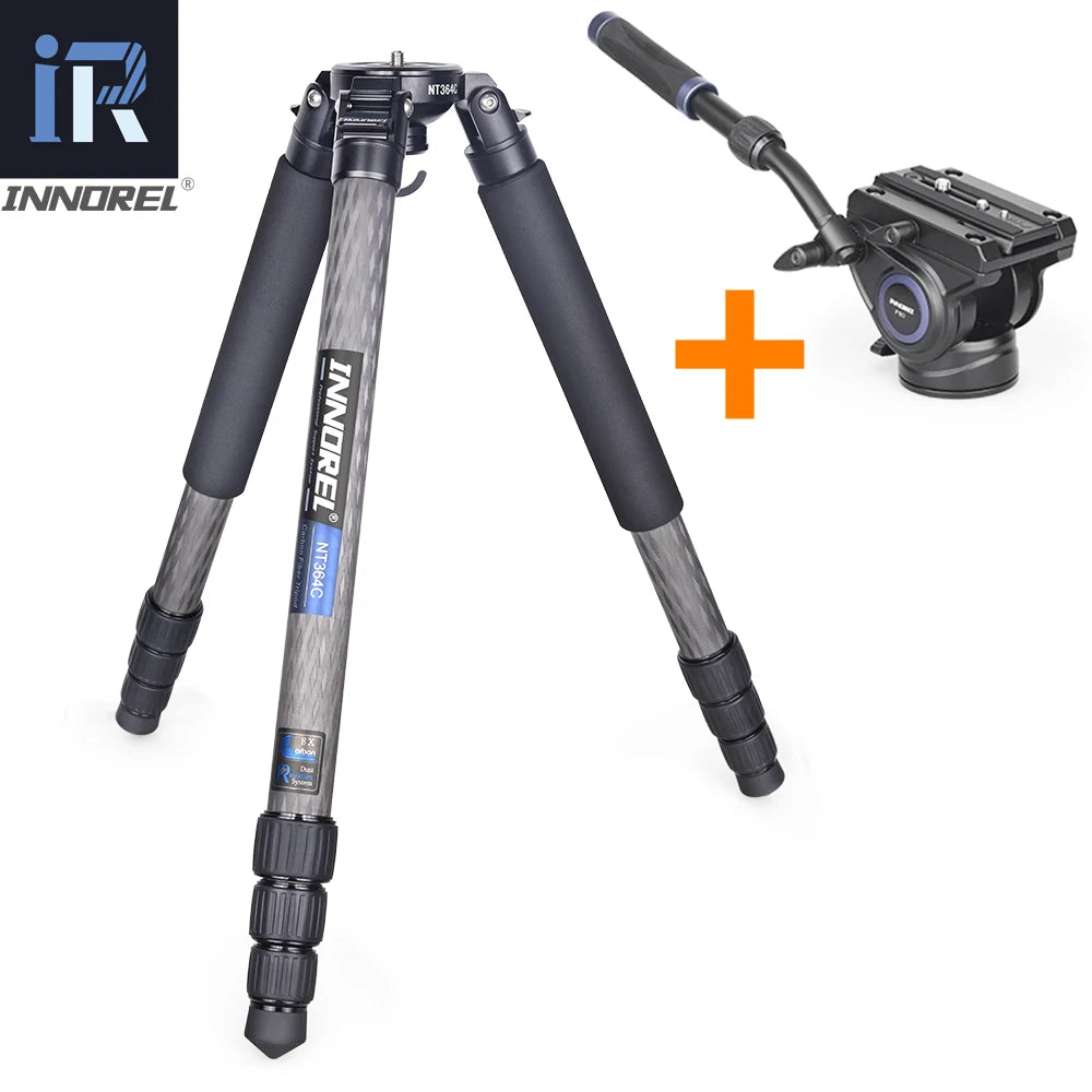 INNOREL NT364C Carbon Fiber Bowl Tripod For DSLR Video Camcorder