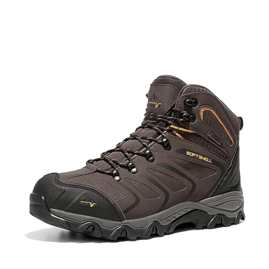 Men's Ankle High Waterproof Hiking Boots Outdoor Lightweight Trekking Shoes
