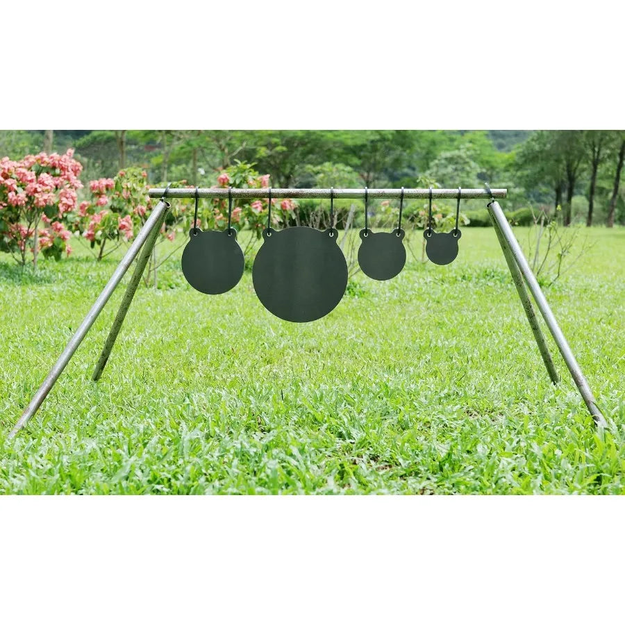 AR500 Steel Gong Silhouette Target for Precision Shooting