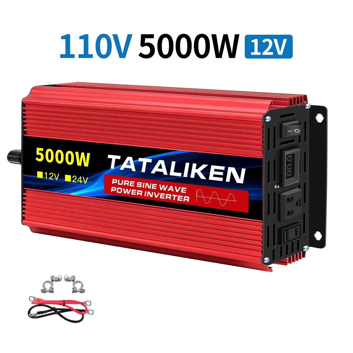 TATALIKEN Pure Sine Wave Inverter 12V-24V To 110V