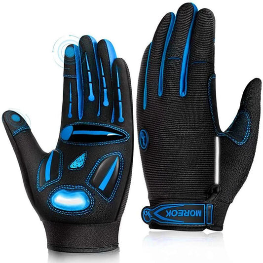 Moreok Racing Gloves Motocross Breathable Non Slip Touch Screen Cycling