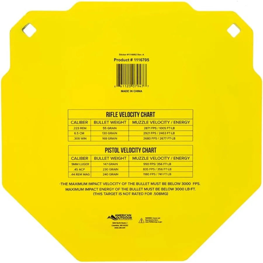 AR500 Steel Targets for Outdoor Rifle and Precision Shooting