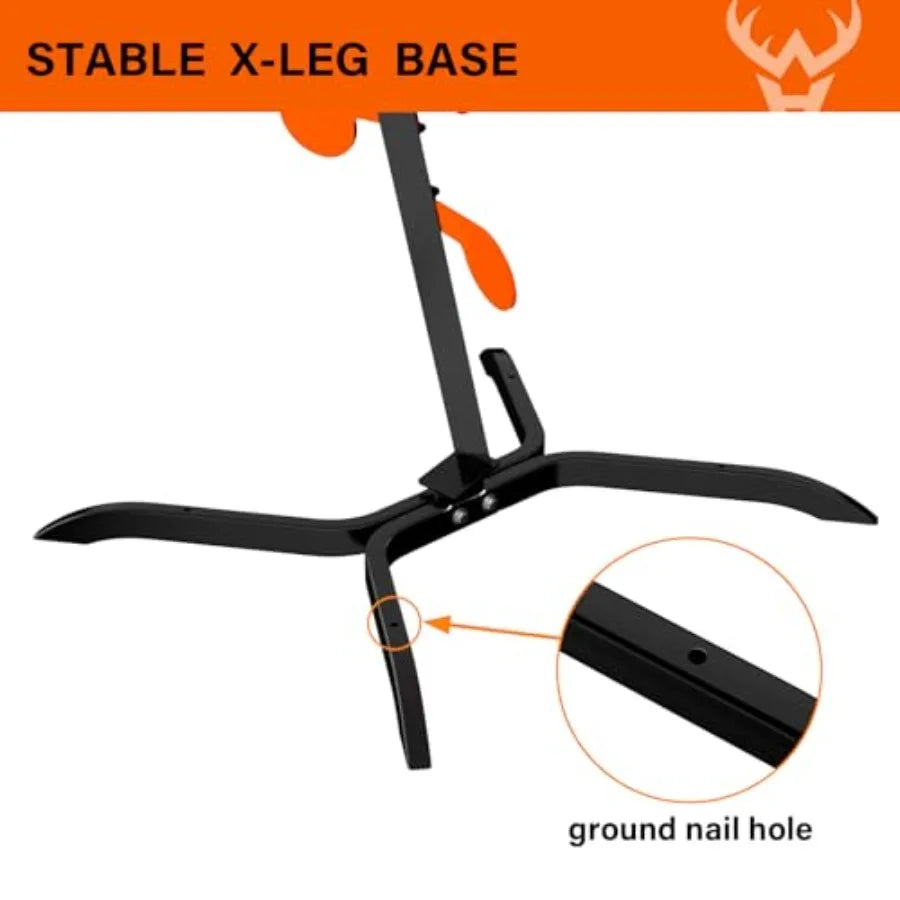AR500 Dueling Tree Target Kit With Paddles And Adjustable Stand