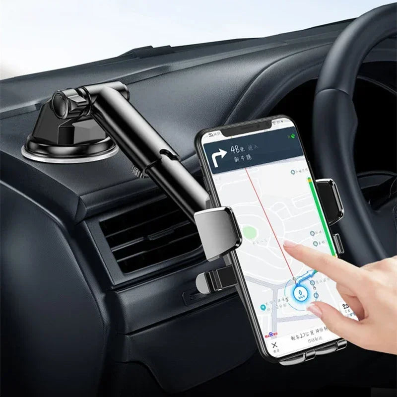 Car Phone Holder Mount Suction Cup Stand for Smartphones