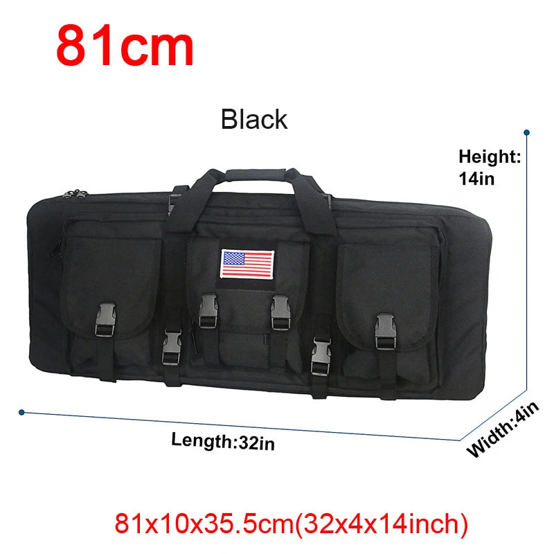 LQARMY Tactical Double Rifle Case Molle Bag for Airsoft