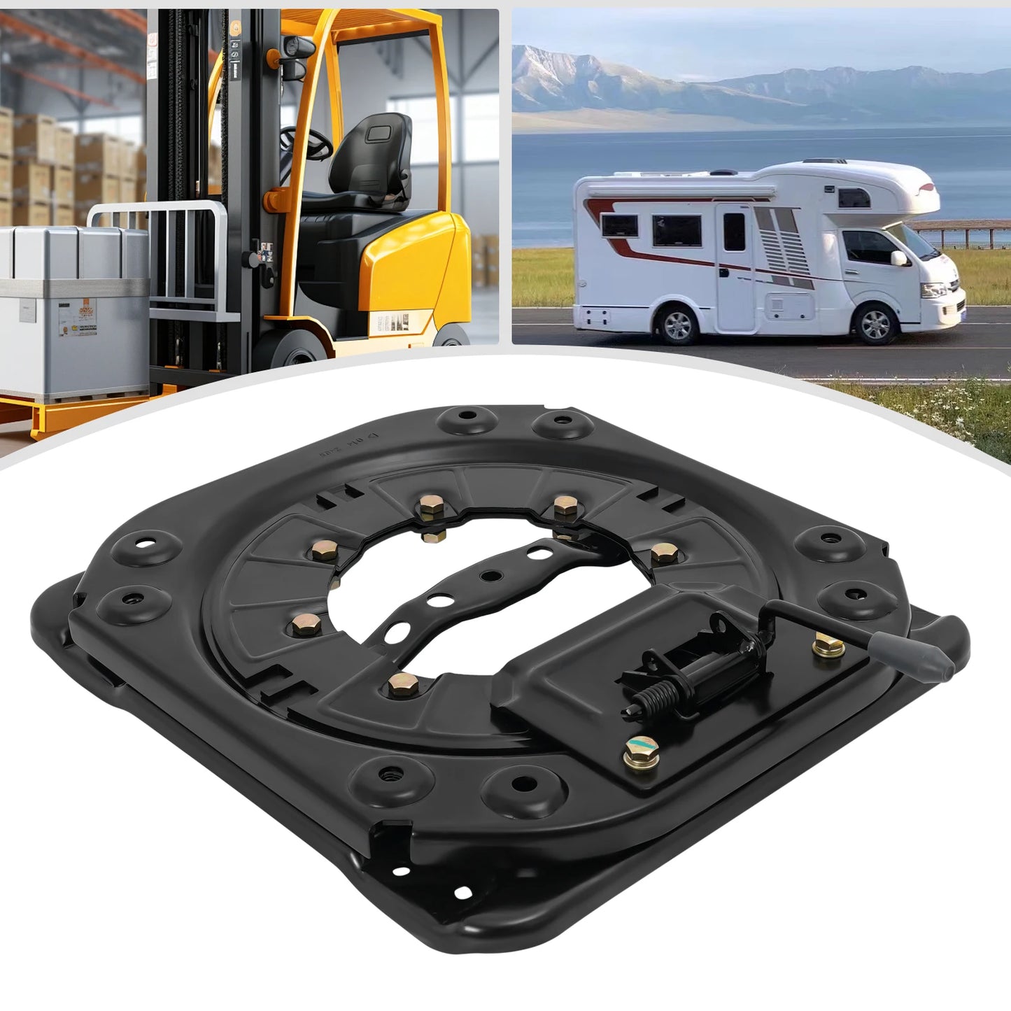 Bymaocar Universal Seat Swivel Base 360 Degree Heavy Duty Steel