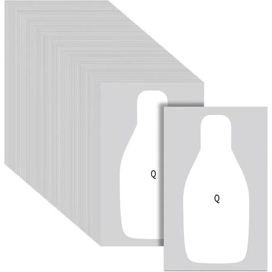 Large Paper Rifle Targets With Center Mass Silhouette For Training