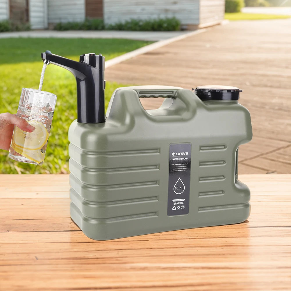 APWIKOGER USB Rechargeable Wireless Water Pump One Key Switch Camping