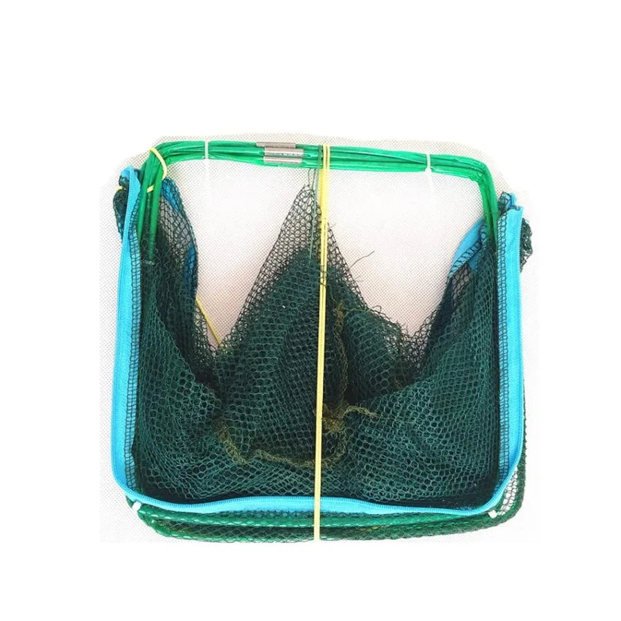 Foldable Bait Trap Fishing Net Hand Cast Cage For Catching Fish