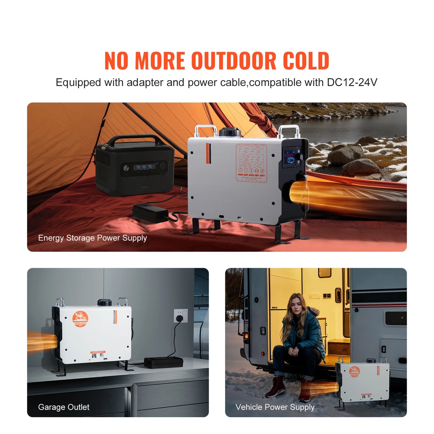 SucceBuy 2KW Diesel Heater 12V 24V All In One Remote
