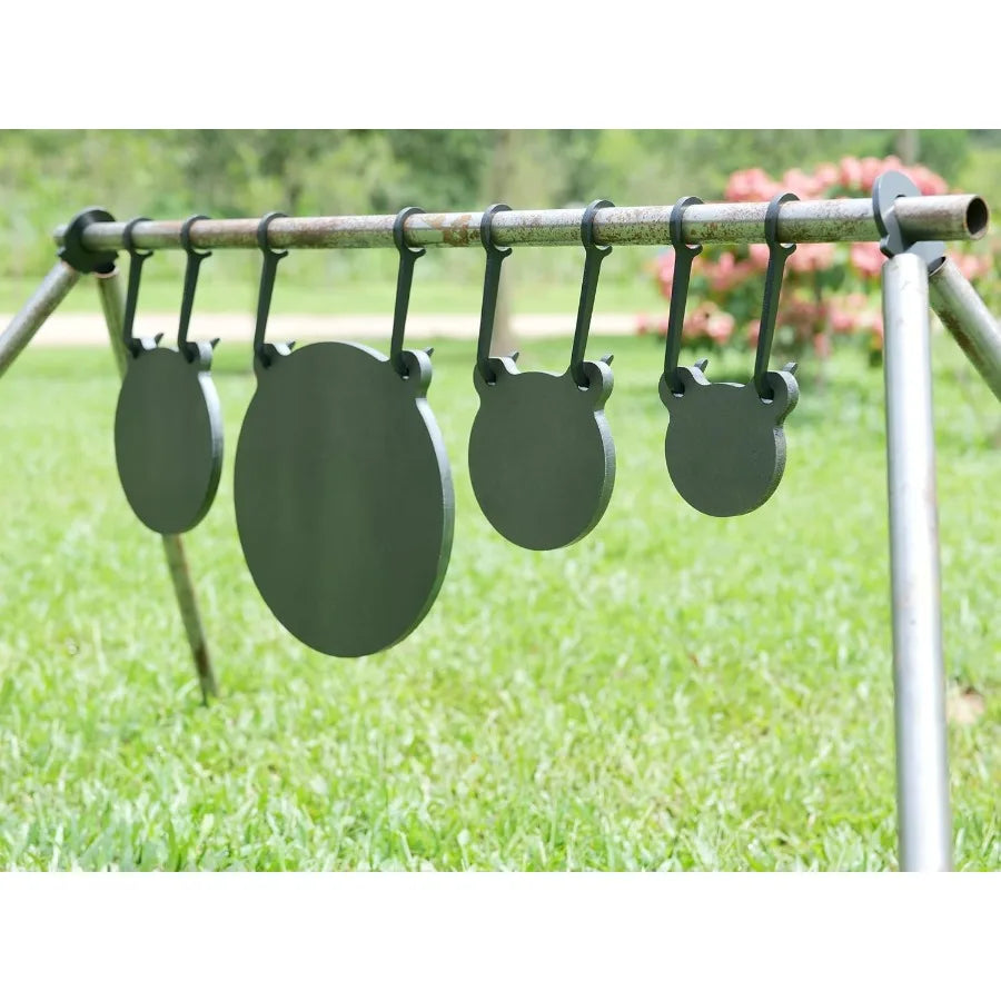 AR500 Steel Gong Silhouette Target for Precision Shooting