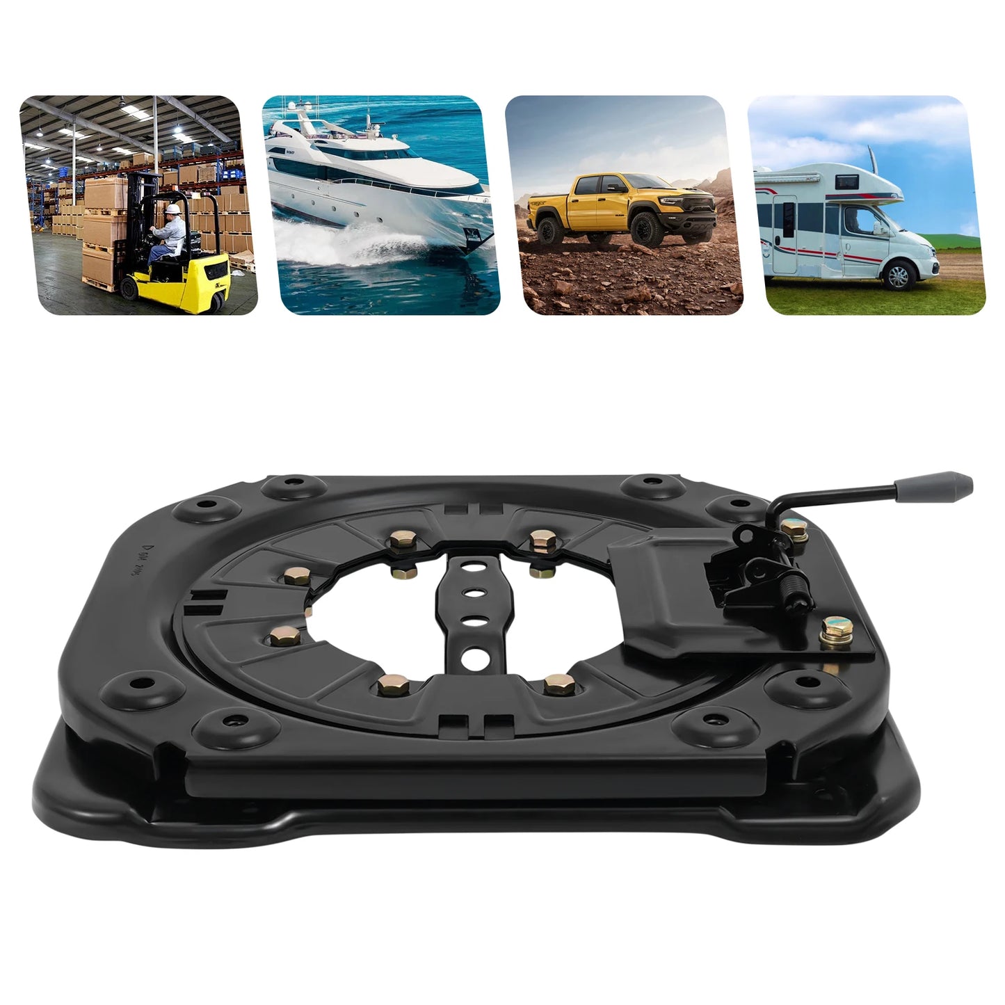 Bymaocar Universal Seat Swivel Base 360 Degree Heavy Duty Steel