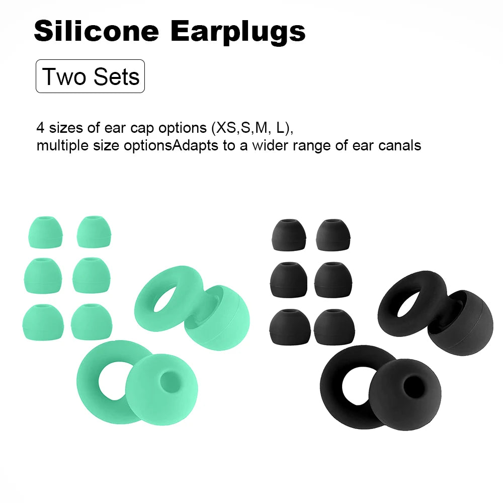 Quiet Ear Plugs For Noise Reduction Soft Reusable Hearing Protection