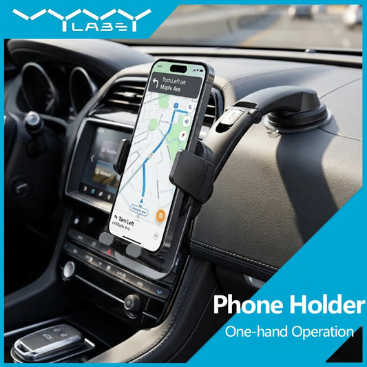 Vyvylabs Universal Car Phone Mount With Suction Cup Base