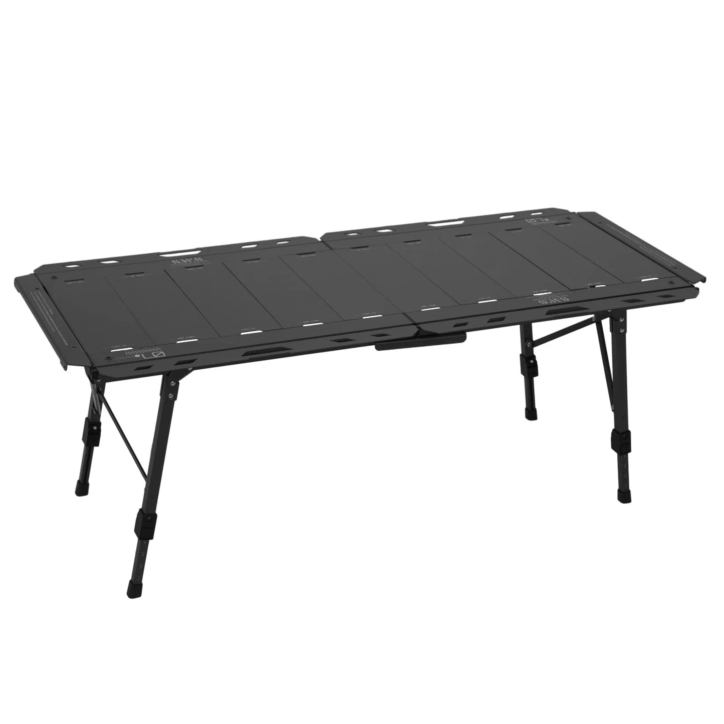 Foldable Camping Table With Adjustable Height Legs 120kg Load Capacity