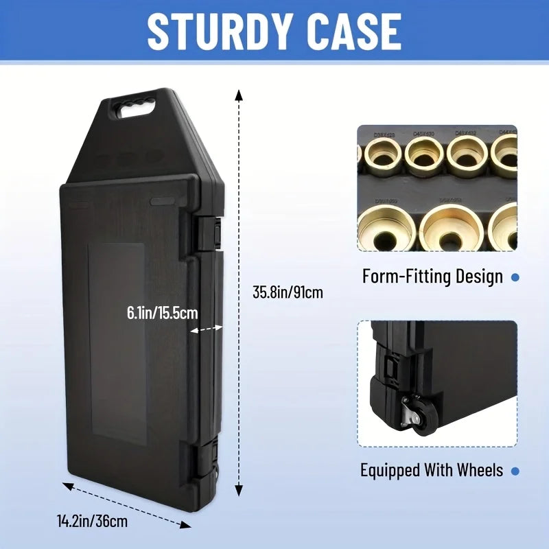 Hydraulic Bushing Puller And Installer Kit For Trucks And Vehicles