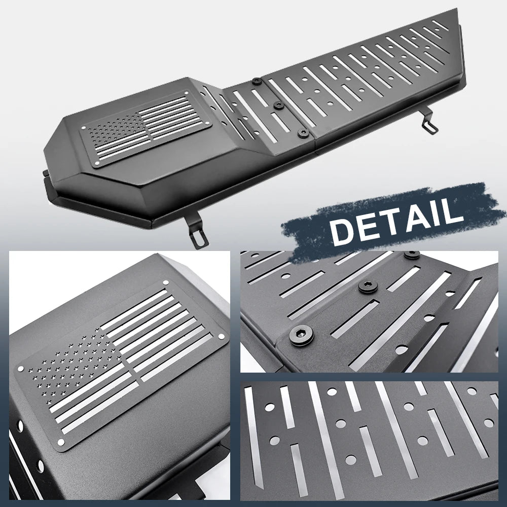 GZJJMY Metal Front Door Storage Box For Wrangler JL JLU
