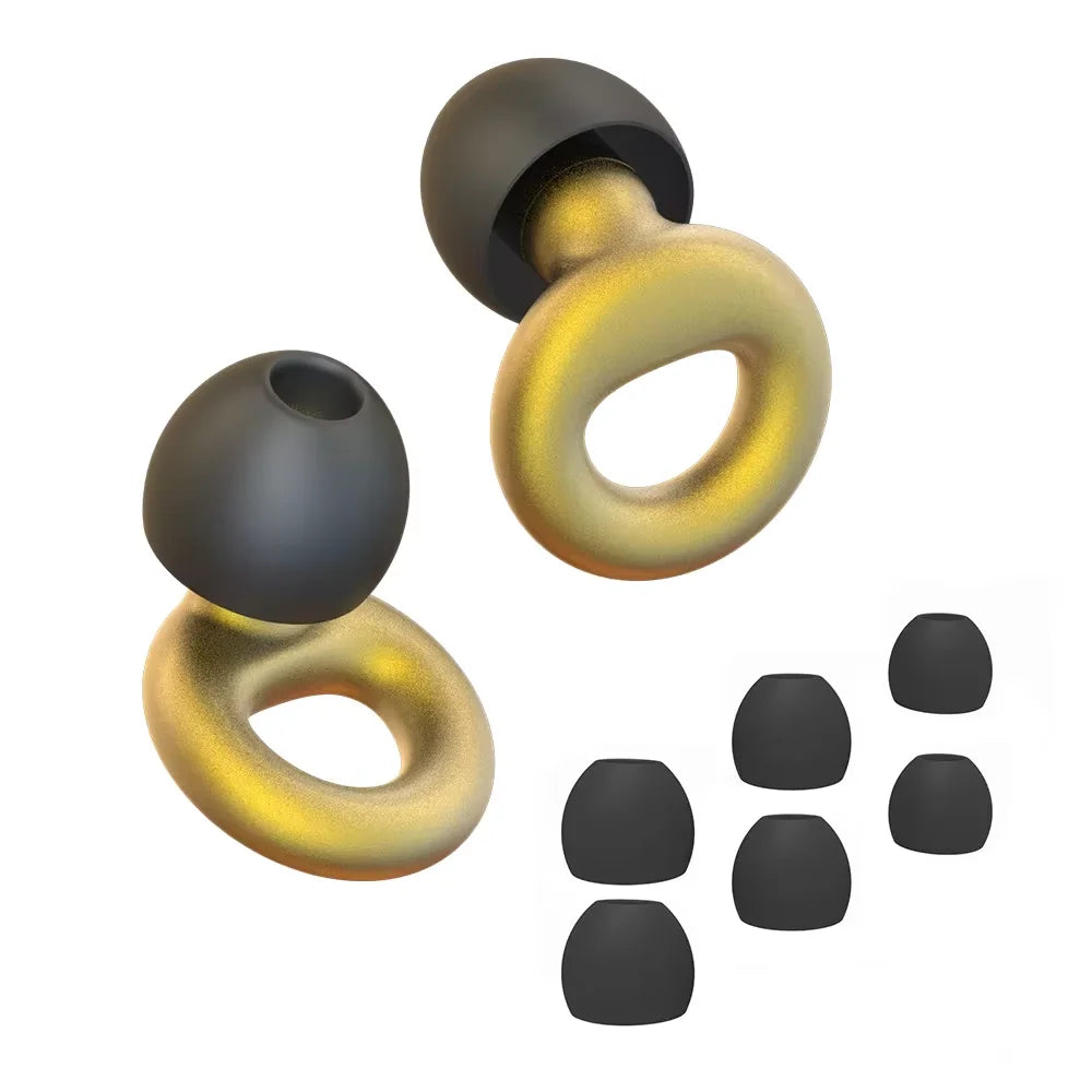 Quiet Ear Plugs For Noise Reduction Soft Reusable Hearing Protection