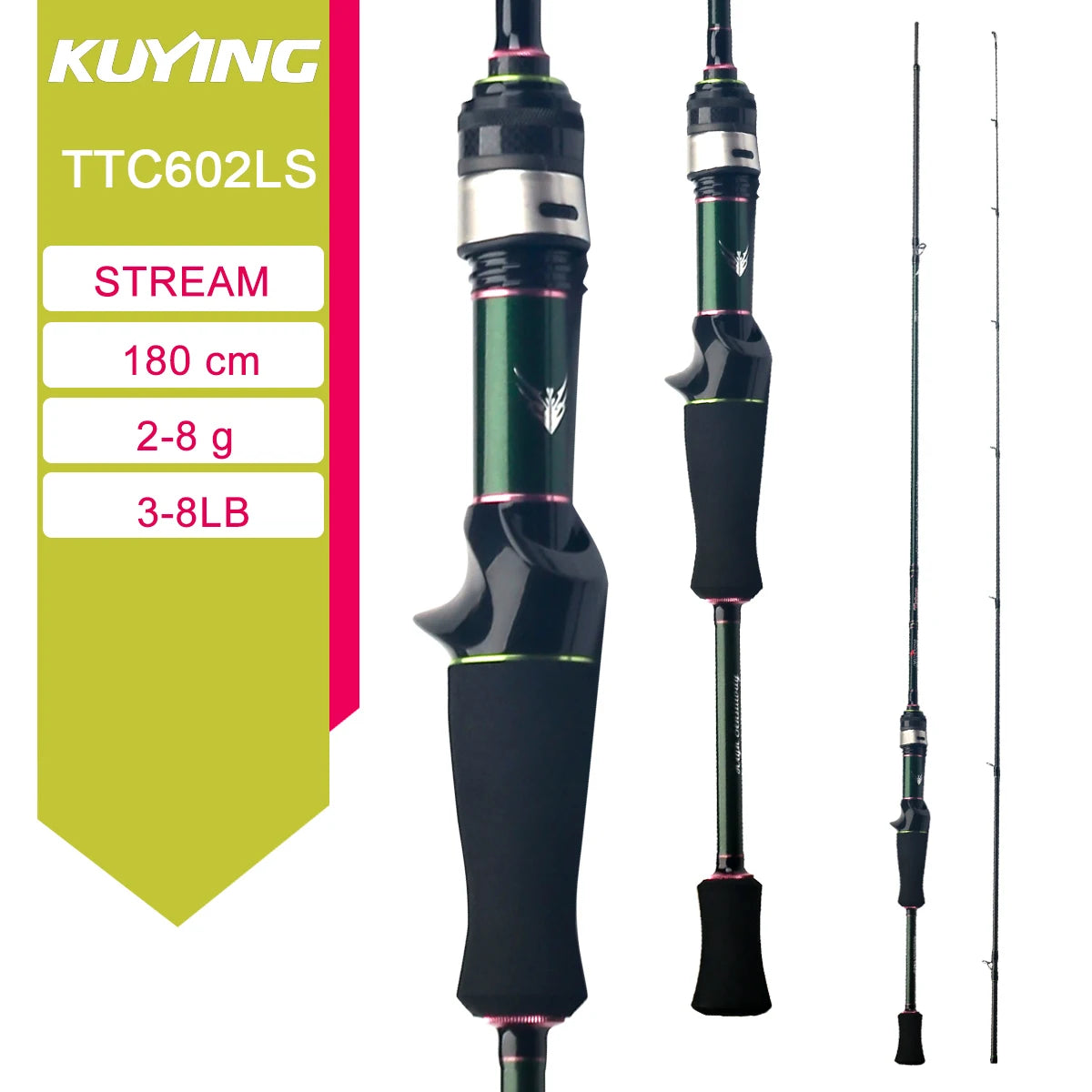 Kuying Lure Rod Teton TTC662L TTC632UL TTS662L TTC602LS