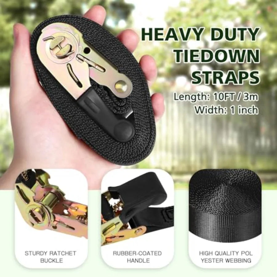 Ninja Tree Climbing Holds With Ratchet Straps For Obstacle Course