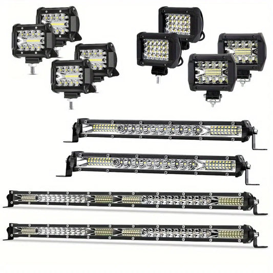 LED Off Road Light Bar Kit for Car Truck SUV UTV ATV Jeep