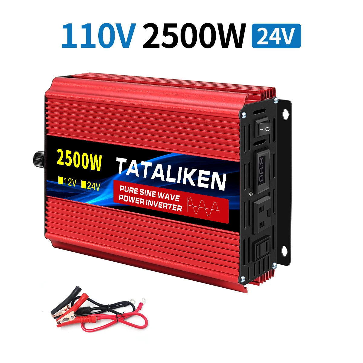 TATALIKEN Pure Sine Wave Inverter 12V-24V To 110V